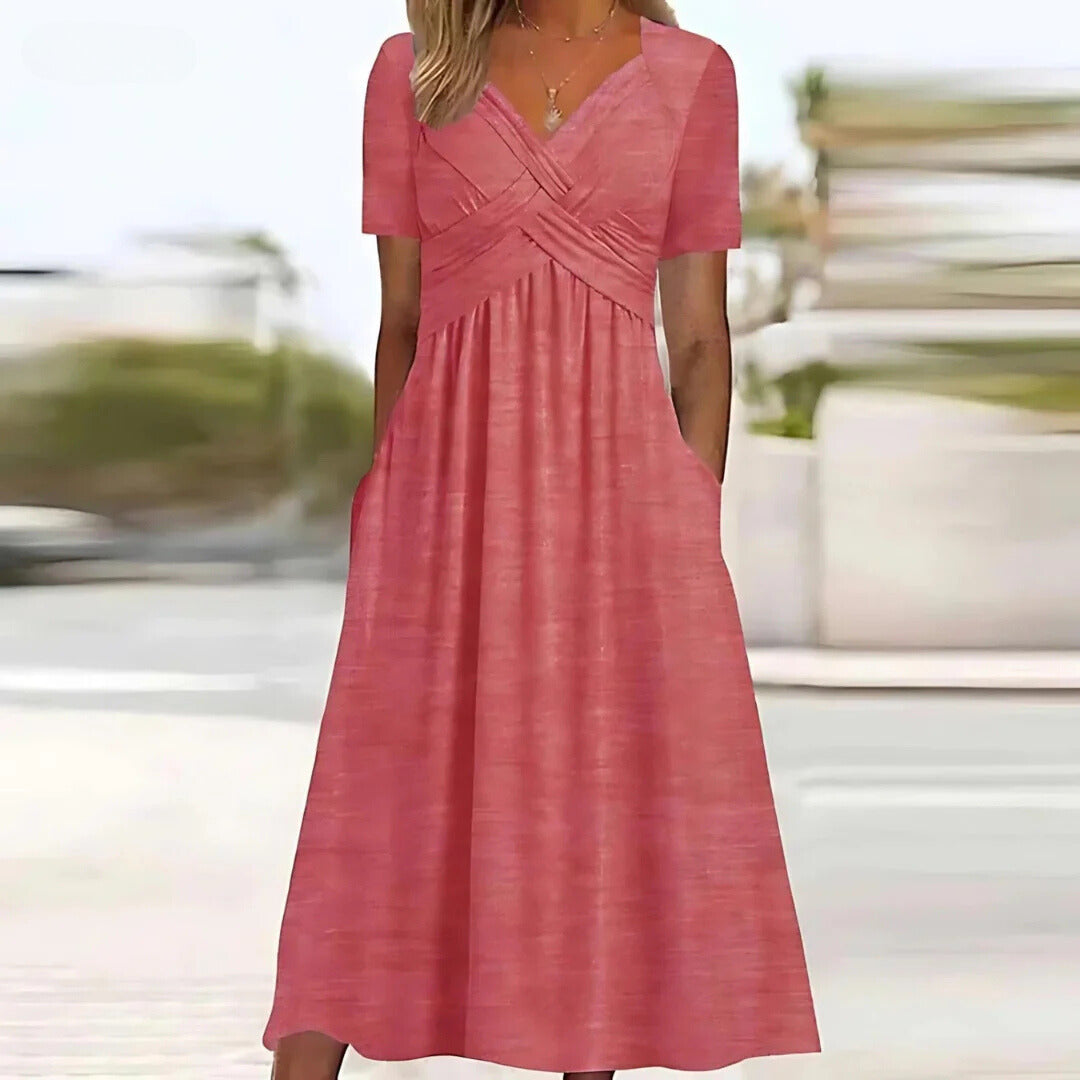 Gracie - Elegant Dress with Tummy Coverage