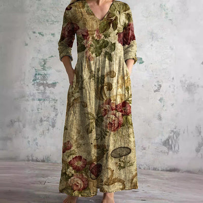 ANITA - FLORAL GRACE DRESS