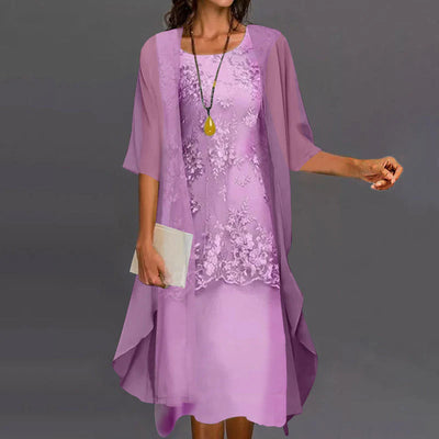 Lily/ Chiffon Two-Part Dress