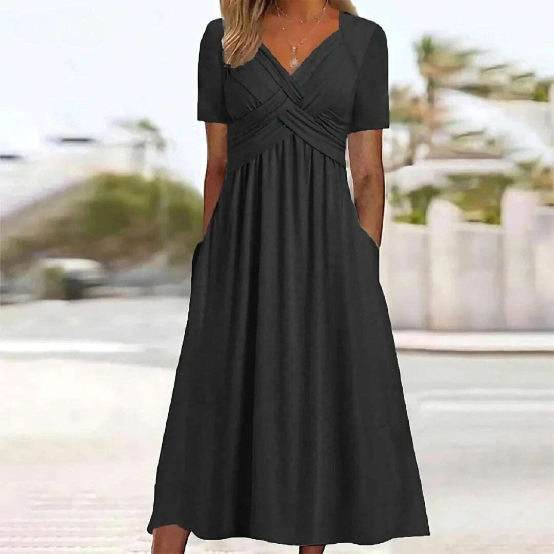 Gracie - Elegant Dress with Tummy Coverage