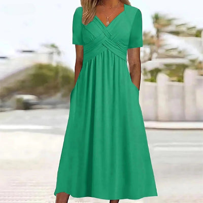 Gracie - Elegant Dress with Tummy Coverage