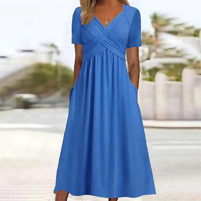 Gracie - Elegant Dress with Tummy Coverage