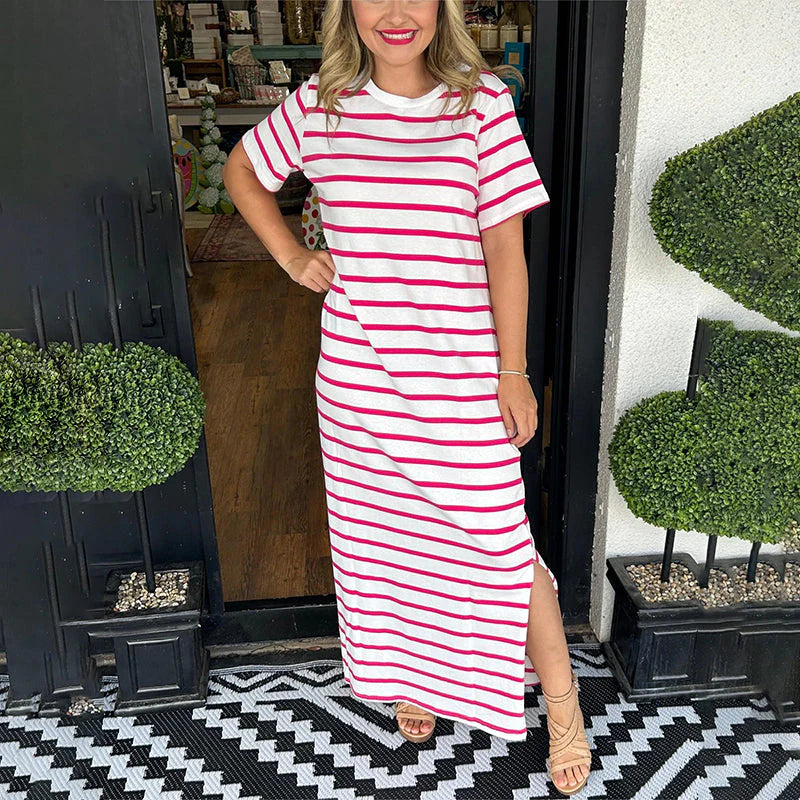 Sara-liv - Striped Maxi Dress