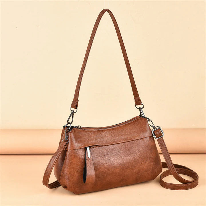 Sanya - Classic Leather Crossbody Bag